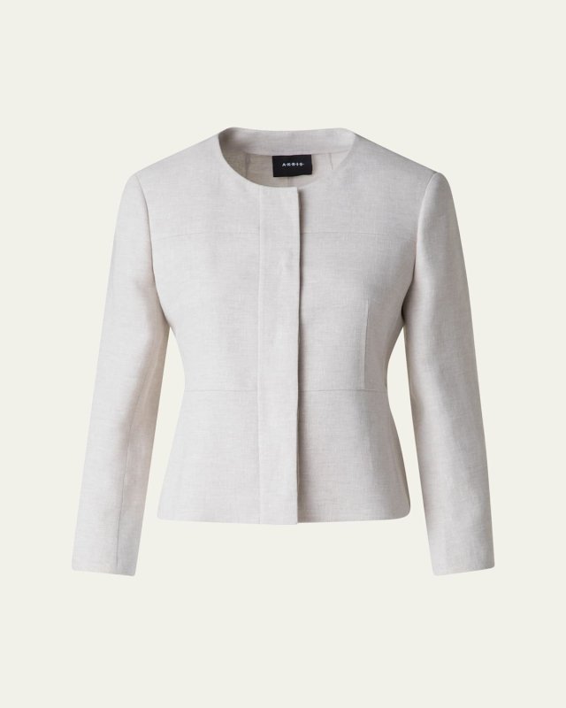 Tina Double-Face Fitted Jacket